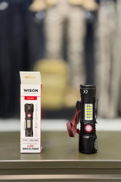 WISON 1000 Lümen Fener Siyah