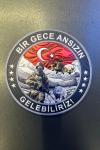 Bir Gece Ansızın Gelebiliriz Patch Beyaz
