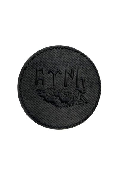 Göktürkçe Türk Yazılı Patch Siyah