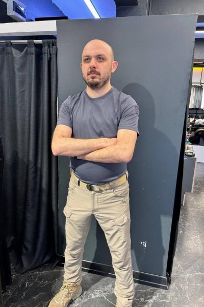 İSSİ Tactical Battal Beden Taktik Tişört  Füme