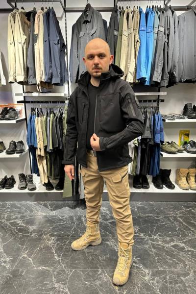 ISSI Tactical Profesyonel Softshell Kışlık Mont Siyah