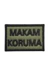 Makam Koruma Yazılı Patch Haki