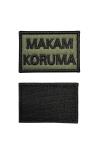 Makam Koruma Yazılı Patch Haki