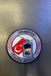 Ne Mutlu Türküm Diyene Yazılı Yuvarlak Patch Açık Mavi