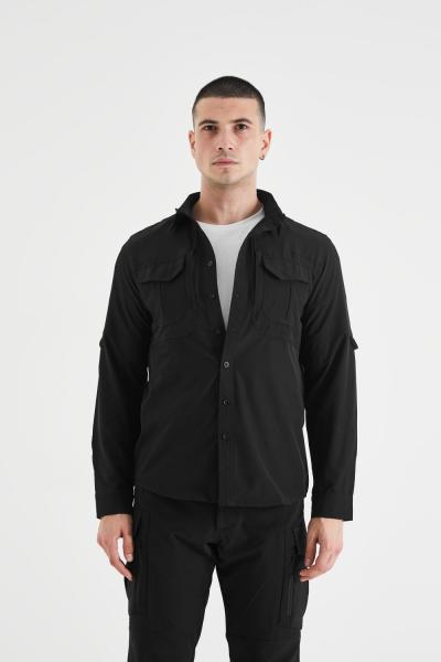 Özel Tasarım İSSİ Premium Taktikal Gömlek Siyah