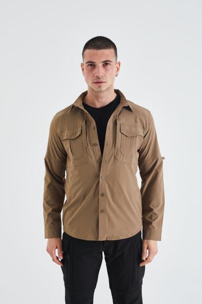 Özel Tasarım İSSİ Premium Taktikal Gömlek Badem