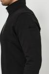 Premium Tasarım Outdoor Yarım Fermuarlı Sweat Siyah