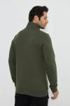 Premium Tasarım Outdoor Yarım Fermuarlı Sweat Haki
