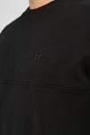 Premium Tasarım Outdoor Bisiklet Yaka Sweat Siyah