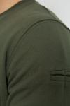Premium Tasarım Outdoor Bisiklet Yaka Sweat Haki