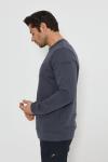 Premium Tasarım Outdoor Bisiklet Yaka Sweat Antrasit