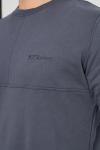 Premium Tasarım Outdoor Bisiklet Yaka Sweat Antrasit