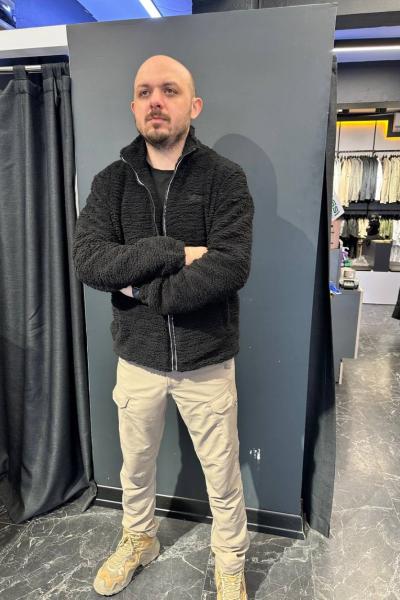 Taktik Peluş Hırka Siyah