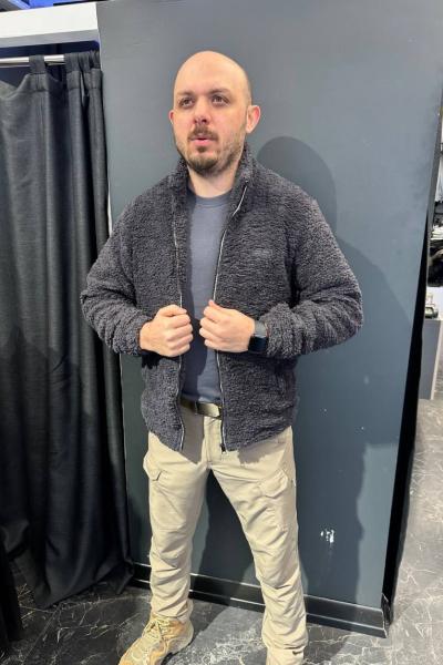 Taktik Peluş Hırka Antrasit