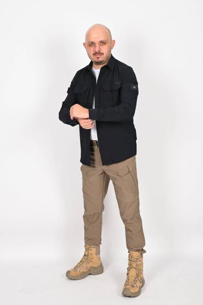 Taktikal Peçli Gömlek İSSİ Lacivert