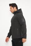 Taktikal Softshell Kışlık Mont İSSİ Antrasit