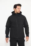 Taktikal Softshell Kışlık Mont İSSİ Siyah