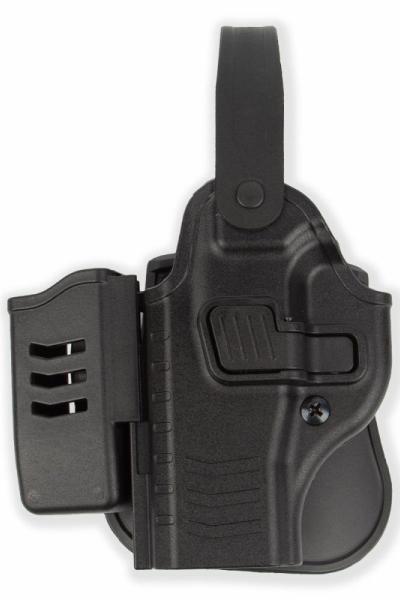 To Gun Holster Sarsılmaz SAR9 Tabanca Kılıfı Seviye 2 Önü Şarjörlüklü SOL EL Siyah