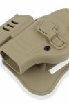 To Gun Holster Sarsılmaz SAR9 Tabanca Kılıfı Önü Şarjörlüklü SOL EL Çöl