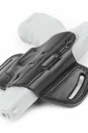 Wolf Holster Universal Deri Tabanca Kılıfı Yarım Kelebek Atkısız Siyah