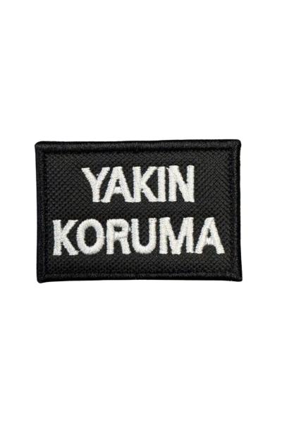 Yakın Koruma Yazılı Patch Siyah