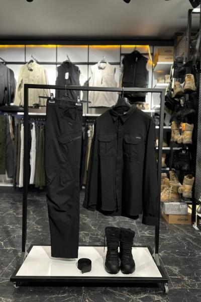 Battal 3'lü Taktikal Kombin Siyah