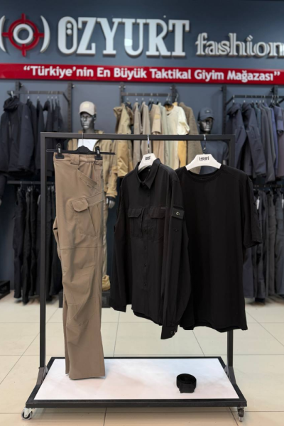 Battal 4'lü Taktikal Kombin Siyah Çöl