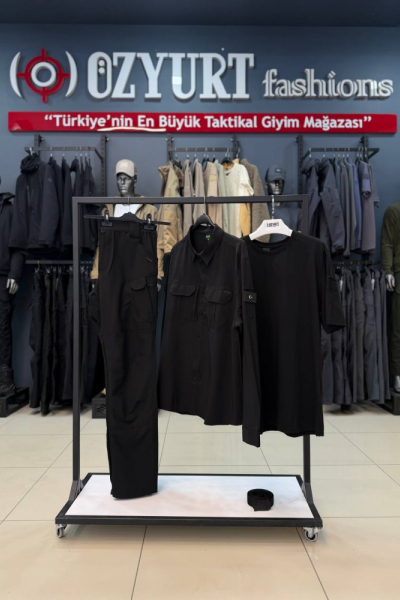 Battal 4'lü Taktikal Kombin Siyah