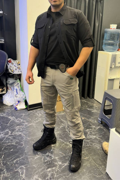 Taktikal Makam Koruma Kombini Siyah Gri