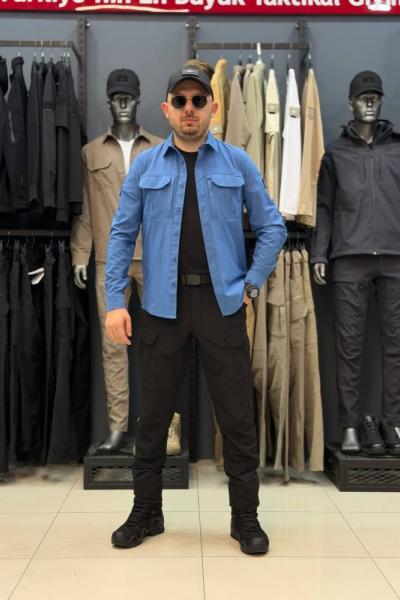 Taktikal 4'lü Kombin 500 5.11 Model Mavi Siyah