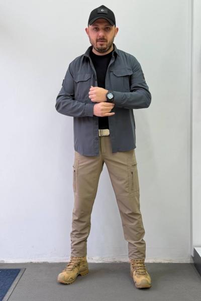 Taktikal 4'lü Kombin 502 TaktikEdge Model Antrasit Çöl