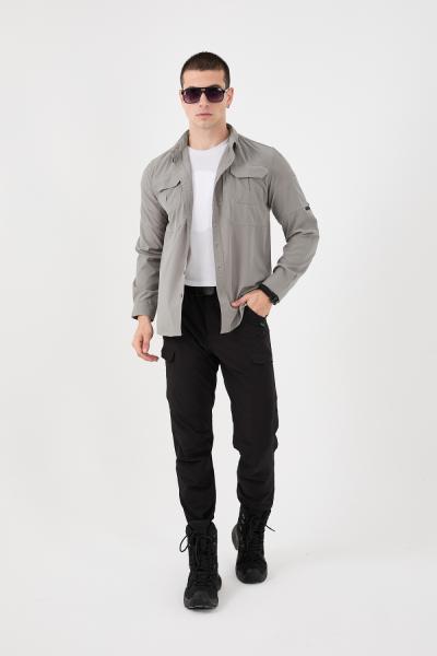 Taktikal 4'lü Kombin Gri Siyah