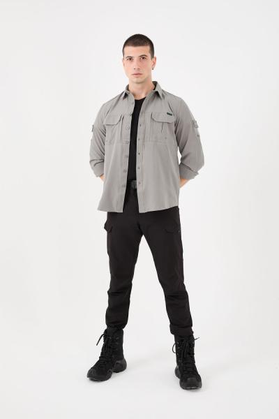 Taktikal 4'lü Kombin Koyu Gri Siyah