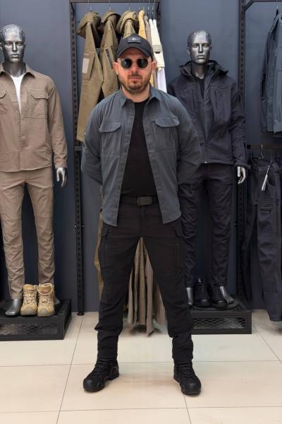 Taktikal 4'lü Kombin Premium Model Antrasit Siyah