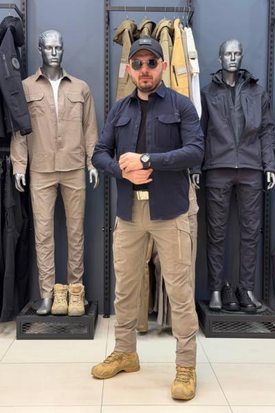 Taktikal 4'lü Kombin Premium Model Lacivert Çöl