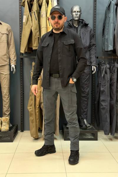 Taktikal 4'lü Kombin Premium Model Siyah Antrasit