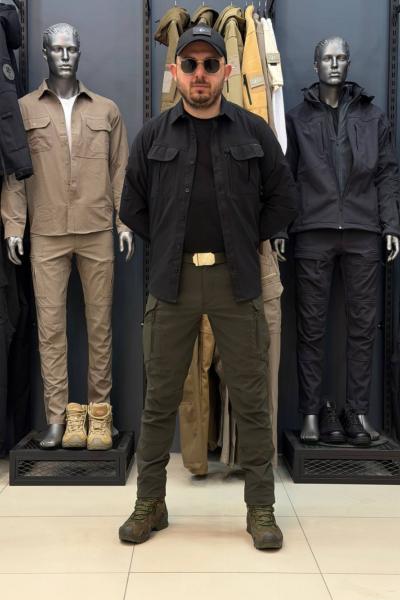 Taktikal 4'lü Kombin Premium Model Siyah Haki