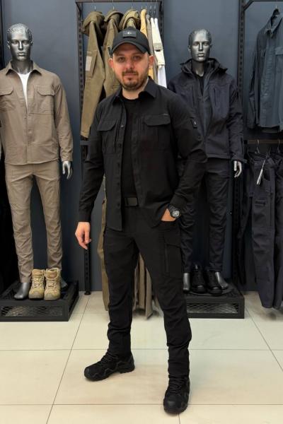 Taktikal 4'lü Kombin Premium Model Siyah