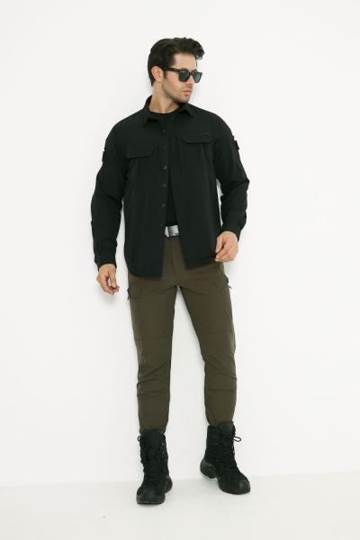 Taktikal 4'lü Kombin Siyah Haki