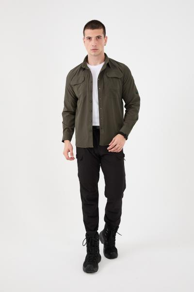 Taktikal 4'lü Kombin Yeşil Siyah