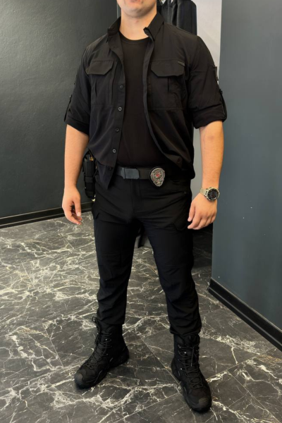 Taktikal Full Siyah Makam Koruma Kombini